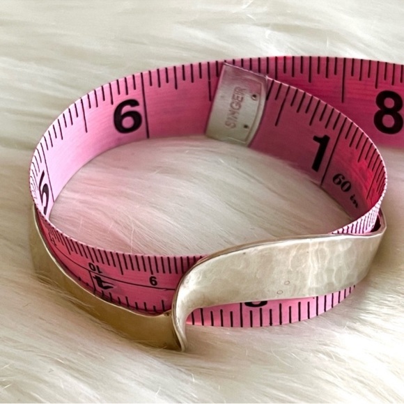 14k gold James Avery ULTRA RARE sculptural soft hammered cuff bracelet - Picture 13 of 15